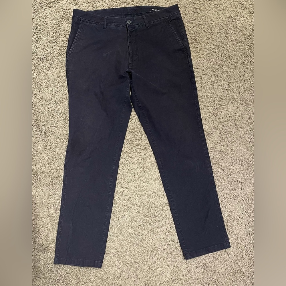 Bonobos men’s slim fit chino pants black 34x32